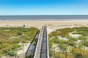 Accommodatie ligt op het strand