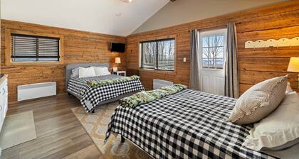 Peaceful Modern Cabins for Families w/ Hot Tub, Firepit, Mountain Views & Trails
