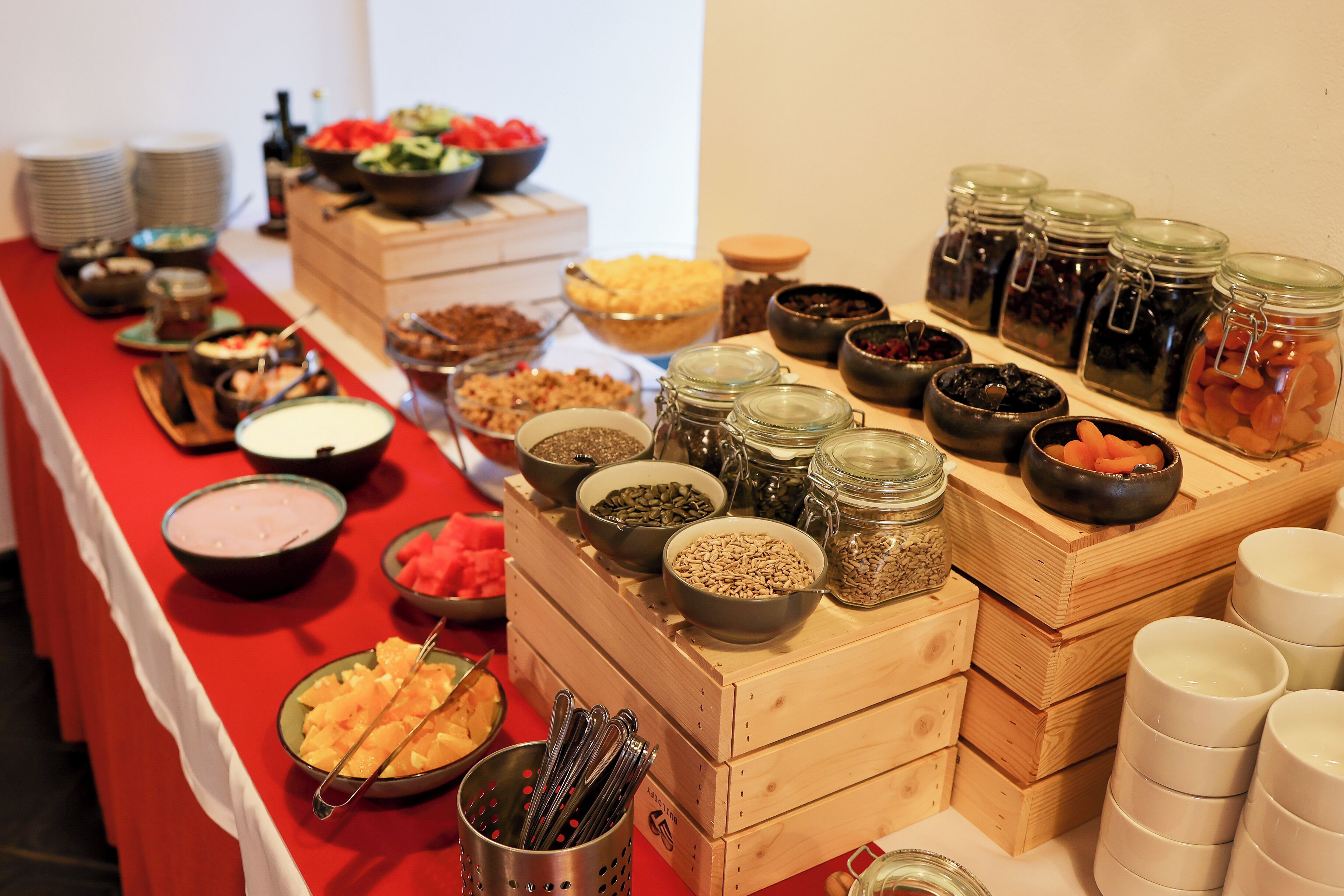 Gratis morgenmadsbuffet hver dag