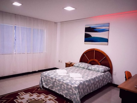 1 bedroom, desk, iron/ironing board, free WiFi. Accommodation close to the center, comfortable and safe, VIP Suite with living room.