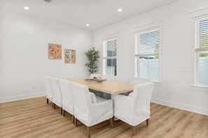 Dining - New, Beautiful 5-bedroom, 5-bath house in Laguna Beach, Panama City Beach, FL (Panama City Beach)