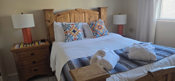 2 bedrooms, iron/ironing board, free WiFi, bed sheets