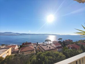 Uitzicht vanuit accommodatie