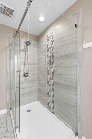 Shower, hair dryer