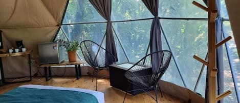 Luxury Tent, River View | 1 bedroom, bed sheets