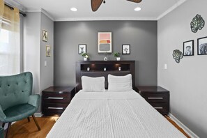 2 bedrooms, desk, iron/ironing board, free WiFi