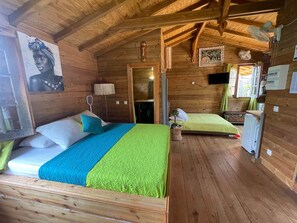 2 bedrooms, iron/ironing board, travel crib, WiFi