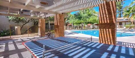 AuĂenpool, beheizter Pool