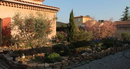 Furnished gîte, 2 to 4 pers Ground floor, garden with trees not overlooked and secure swimming pool