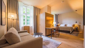 Superior-dobbeltværelse (Plus) | 1 soveværelse, allergivenligt sengetøj, skrivebord