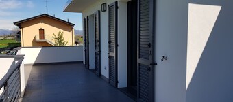 Apartment surrounded by greenery