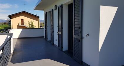 Apartment surrounded by greenery