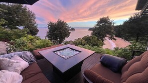 Uitzicht vanuit accommodatie