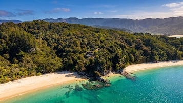 Private beach, kayaking