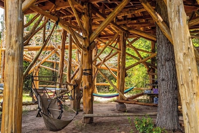 The Hobbit's Nest, A Magical Dog-friendly Treehouse in the Lost Pines Shire