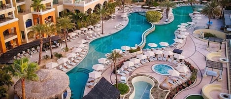 Piscine extérieure, piscine chauffée