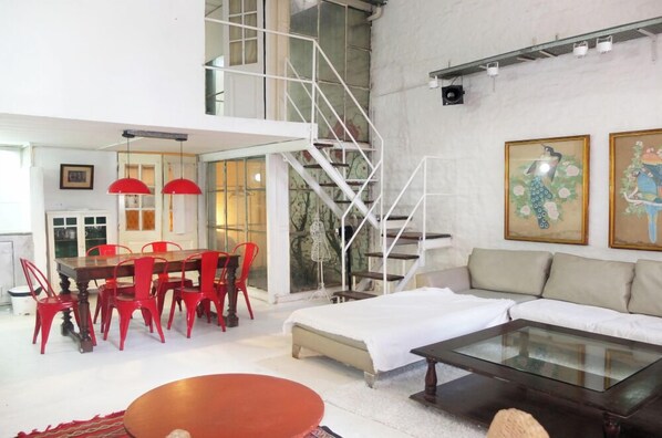 Comfort Apartment, Patio, Garden View | Living area - Casa San Telmo 12 (Buenos Aires)