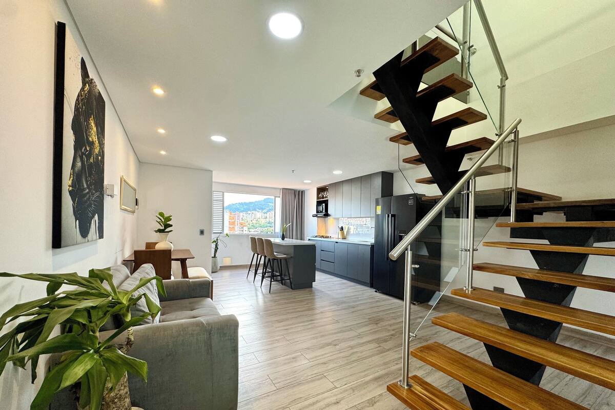 Exclusive Duplex | Private kitchen | Full-size fridge, microwave, stovetop, dishwasher