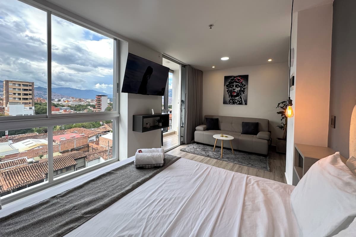 1 dormitorio, ropa de cama de alta calidad, wifi gratis y ropa de cama