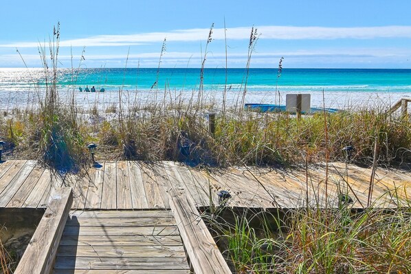 On the beach