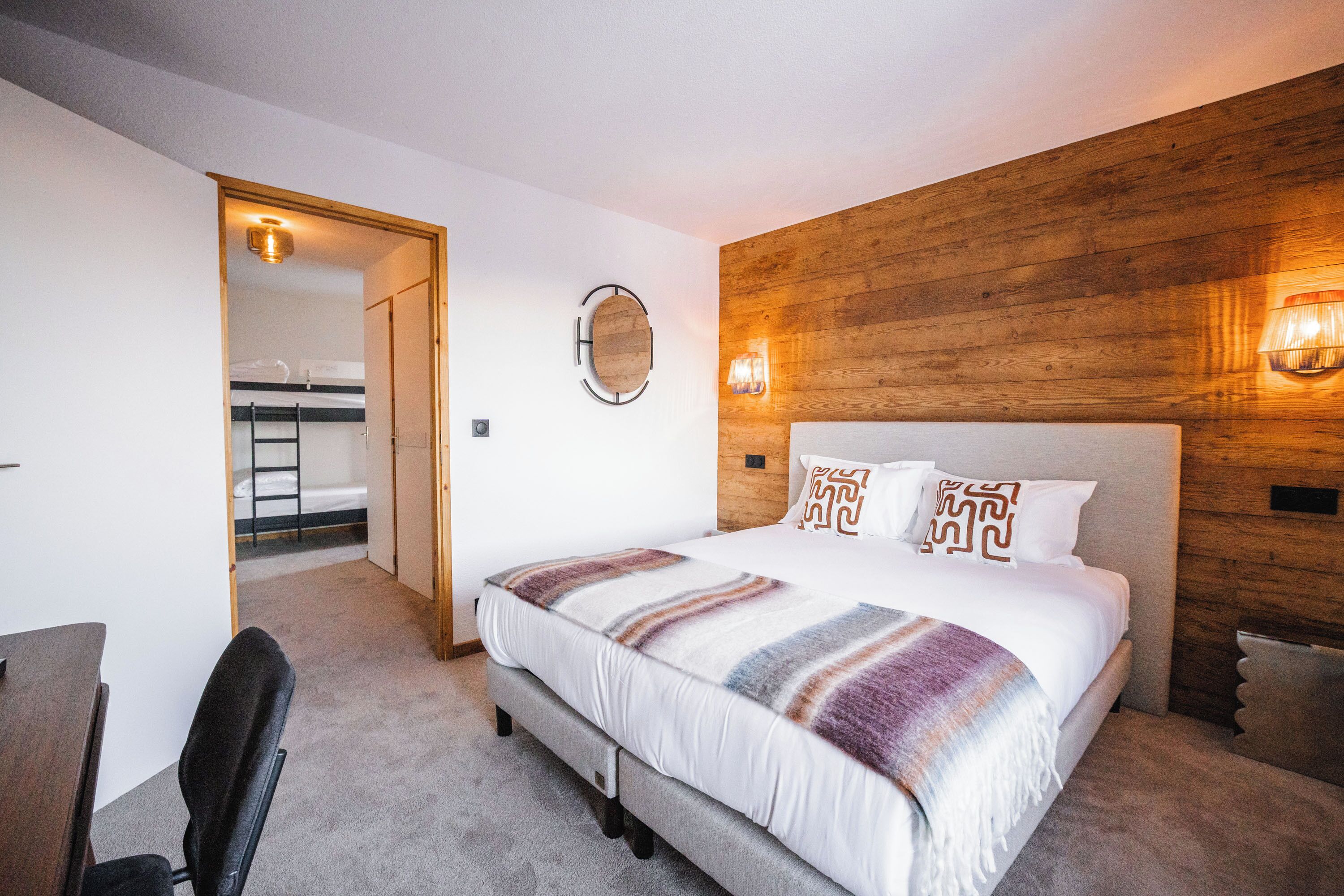 Elite Quadruple Room, Balcony, Mountain View | Blackout curtains, free WiFi, bed sheets