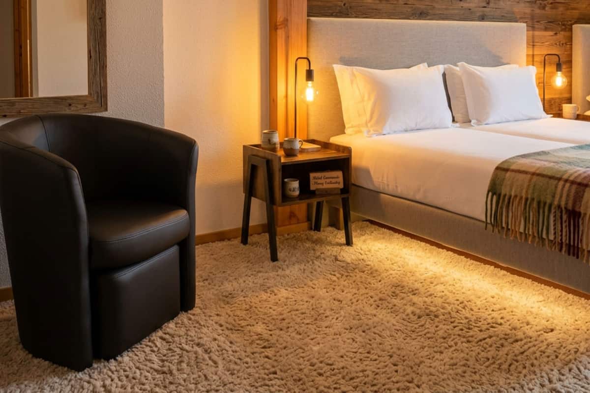 Habitación superior, vistas a la montaña | Ropa de cama de alta calidad y colchones Select Comfort