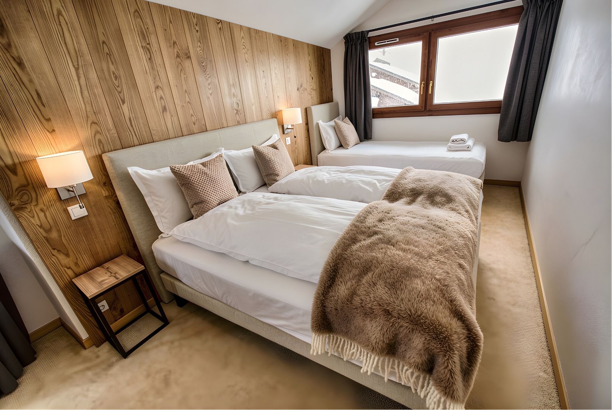 Premium Room, Mountain View | Blackout curtains, free WiFi, bed sheets