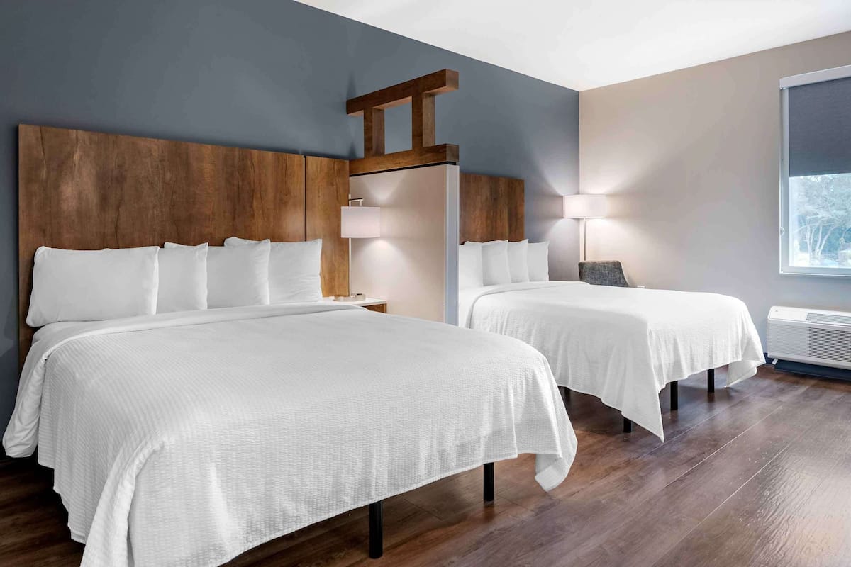 Studio Premium, 2 giường cỡ queen, không hút thuốc, tủ lạnh (Microwave) | Bộ đồ giường cao cấp, khu vực làm việc phù hợp cho laptop