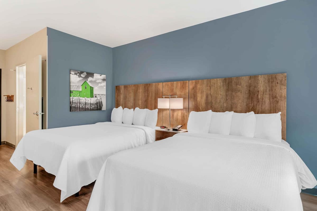 Premium bedding, laptop workspace, iron/ironing board, free WiFi