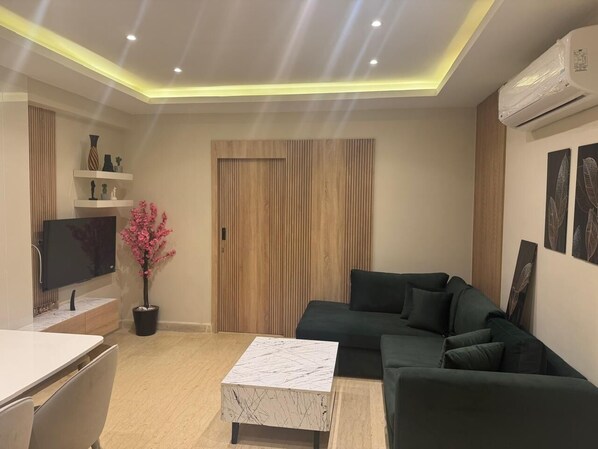 Living area - Soothing apartment with AC in Sharm El-Sheikh (Sharm El-Sheikh)