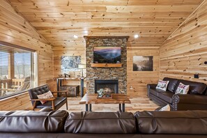 TV connectée, cheminée