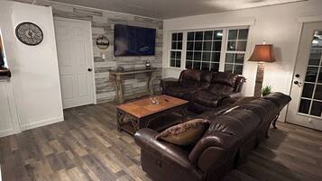 TV connectée, cheminée