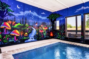 Piscine couverte, piscine chauffée