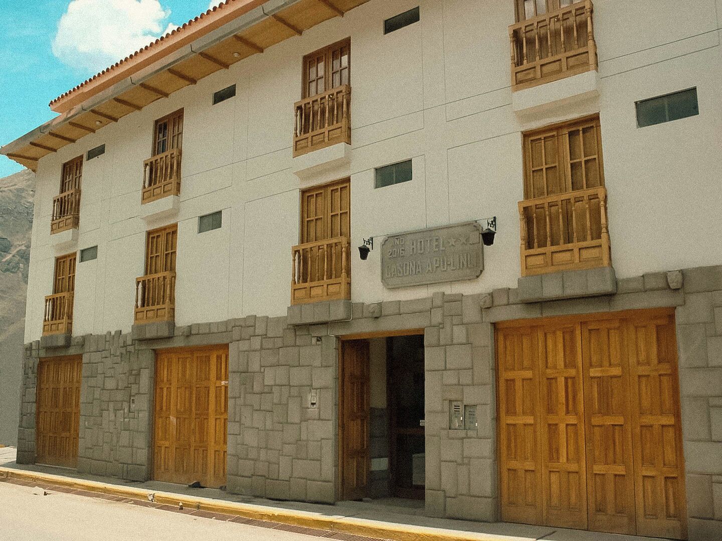Façade de l’hébergement