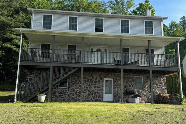 front of the house