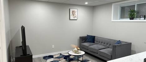 Smart-tv en een open haard