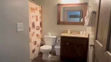 Hair dryer, towels