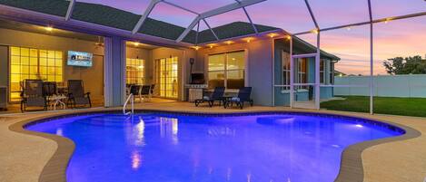 Una piscina climatizada