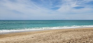 On the beach