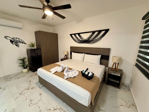 Junior Suite, 1 Katil Raja (King) dengan Katil Sofa, Garden View | 1 bilik tidur, Wi-fi percuma, cadar katil 