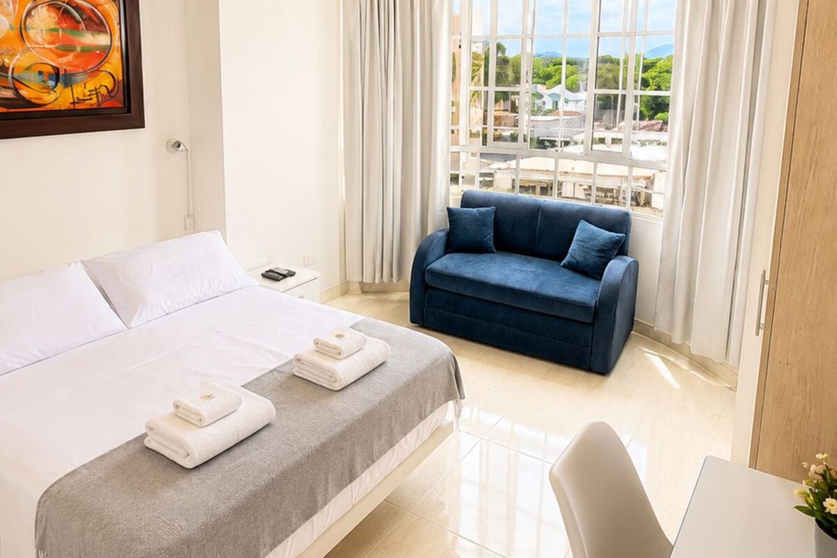 Elite Double Room, 1 Double Bed with Sofa bed, City View