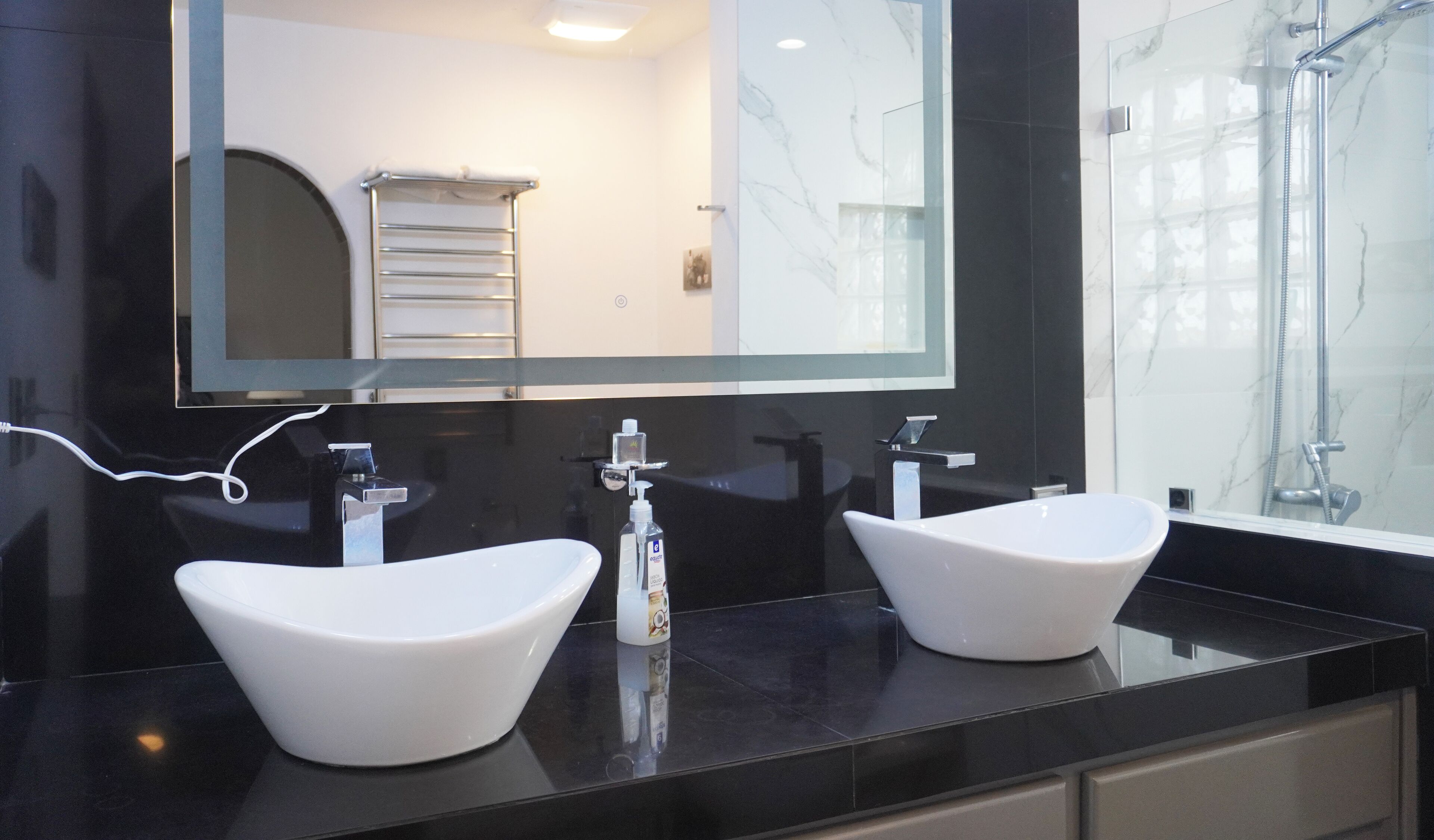 Dusche, Handtücher
