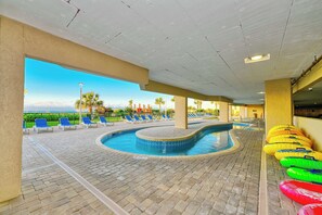 Pool - Windy Hill Dunes-Oceanfront 3BD-Large Balcony-Oceanfront Pools and Lazy River (North Myrtle Beach)