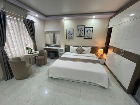 Basic Double Room | Soundproofing, free WiFi - Seoul Motel (Hai Phong)