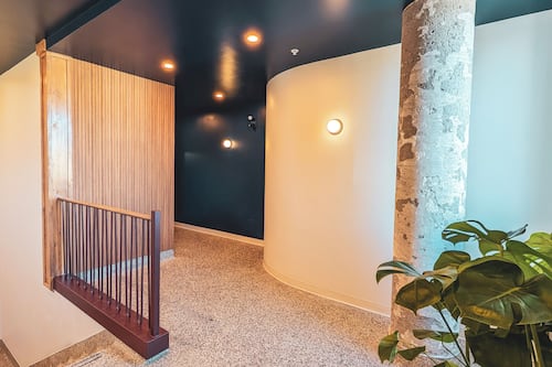 Interior entrance