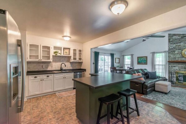 Interior - 10 Min. Drive From Tournament! WiFi, Parking for 3! Fire Pit! TV's In All Rooms! (Martinez)