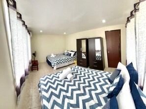 2 bedrooms, iron/ironing board, free WiFi, bed sheets