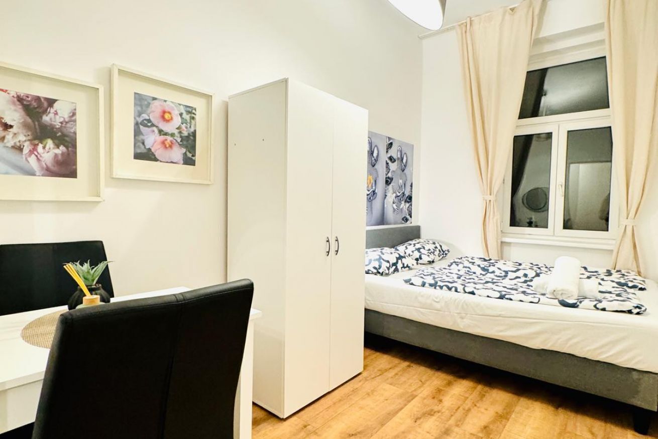 1 bedroom, desk, WiFi, bed sheets. Comfortable Stay for 2 Close to Atzgersdorf