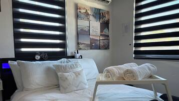 2 bedrooms, desk, iron/ironing board, free WiFi