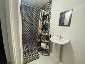 Shower, towels, soap, toilet paper - OceanView + Pool Near Ocho Rios Washer +Pool Table (St. Mary Parish)